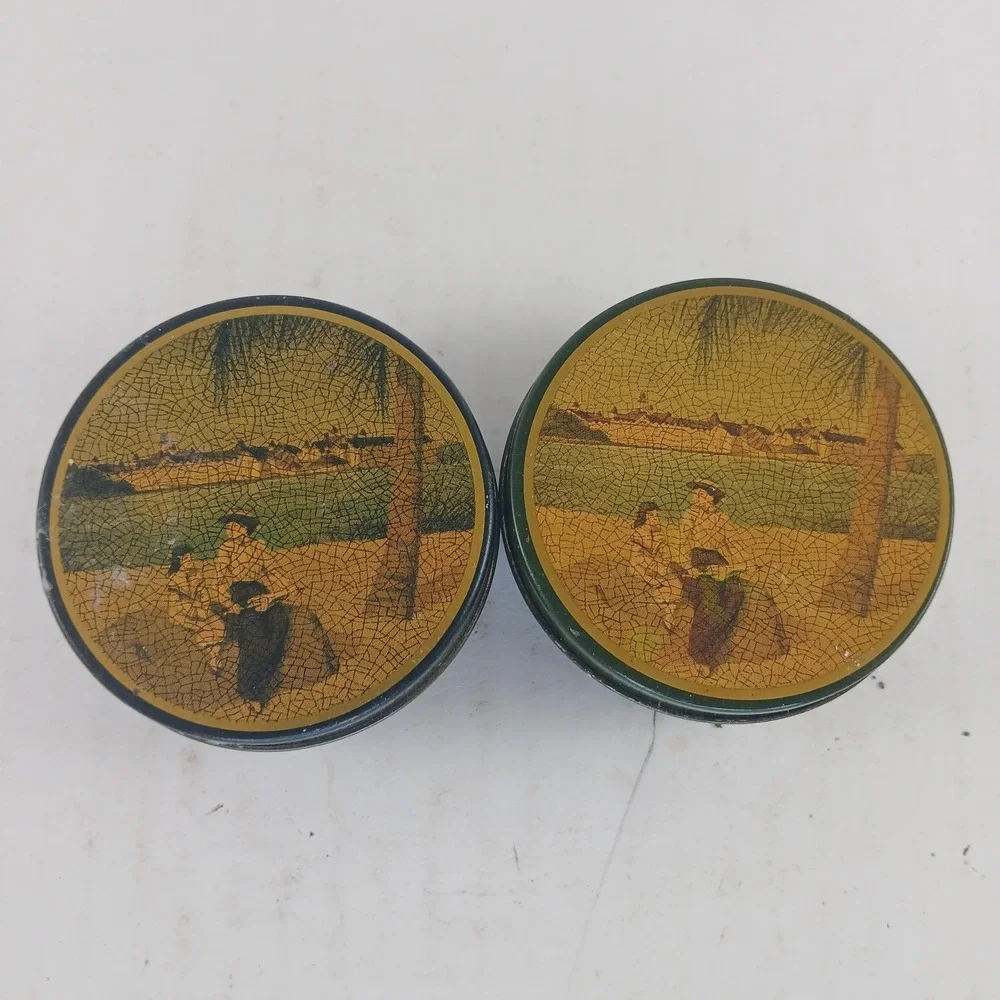 Lot of 2 - VTG 2000's WDW Grand Floridian Resort Sewing Kit Tin w/ Contents